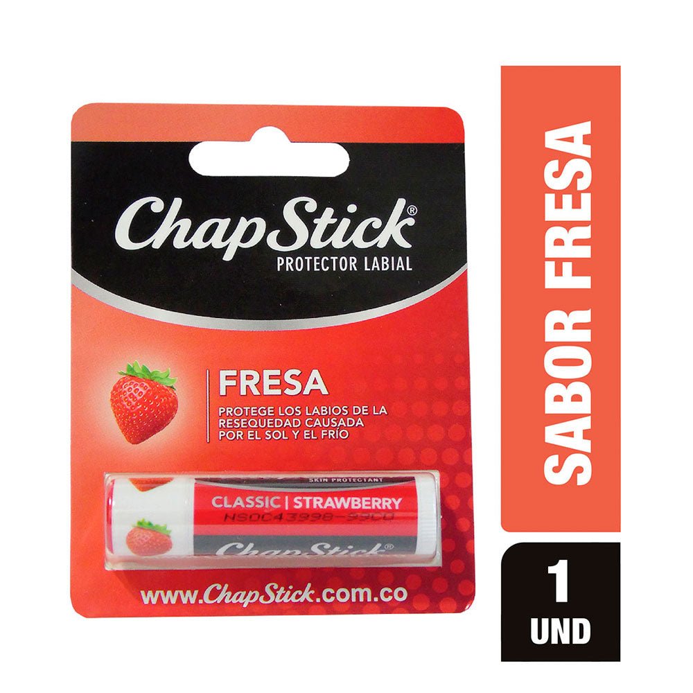 LABIAL CHAPSTICK FRESA TUBO 4.20 G