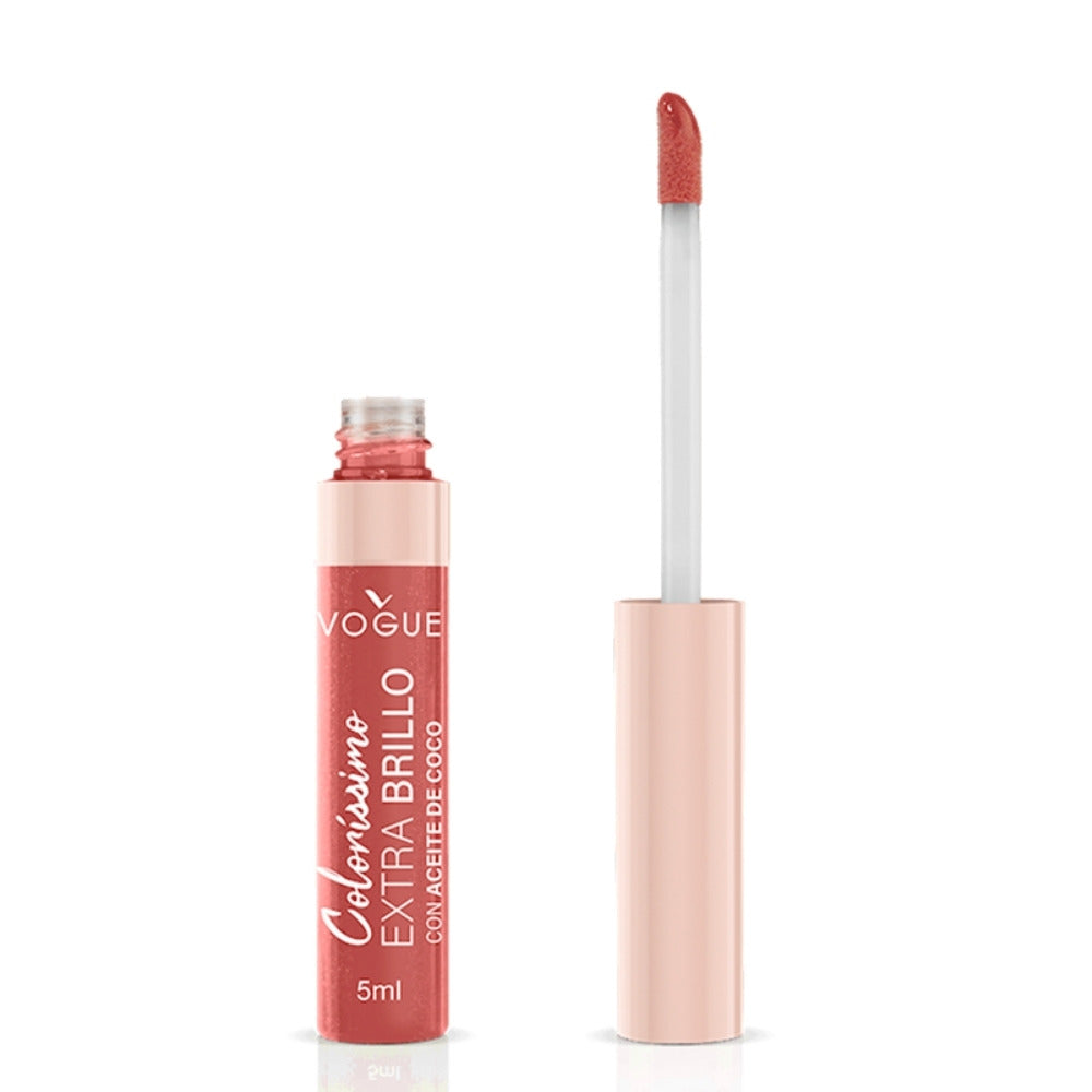 LABIAL LIQUIDO VOGUE COLORISS EXTRA BRILLO TROPICAL TUBO 5 ML