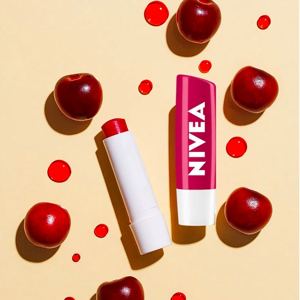 LABIAL NIVEA LIP CARE CEREZA BARRA 4.7 G