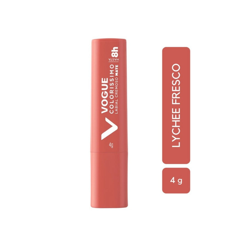 LABIAL VOGUE COLORISSIMO LYCHEE FRESCO BARRA 4 G