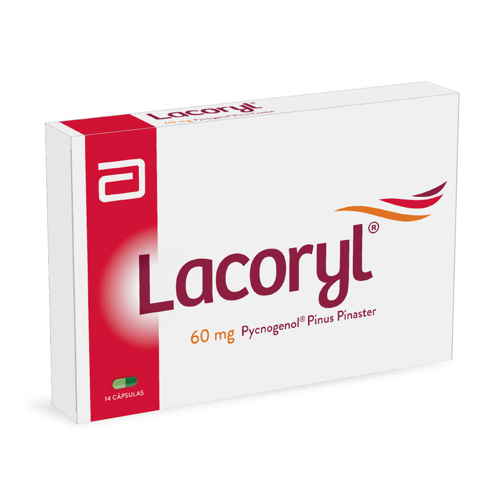 LACORYL CAPSULAS 60 MG CAJA X 14 UNDS