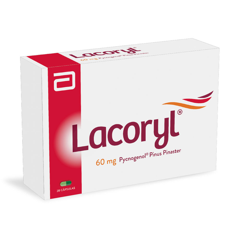 LACORYL CAPSULAS 60 MG CAJA X 28 UNDS