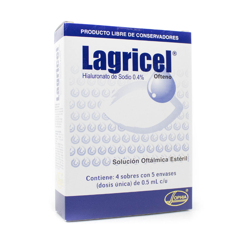 LAGRICEL OFTENO RESPULAS 4 MG CAJA X 20 UNDS