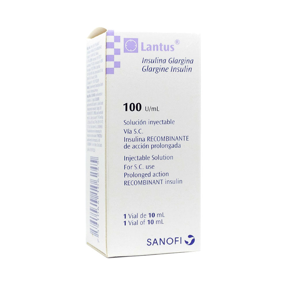 LANTUS CF (RG) SOLUCION INYECTABLE 100 UI CAJA 10 ML