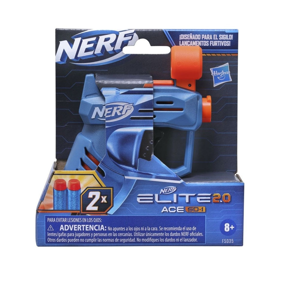 LANZADOR NERF ELITE 2.0 ACE SD-1 CAJA X 1 UND