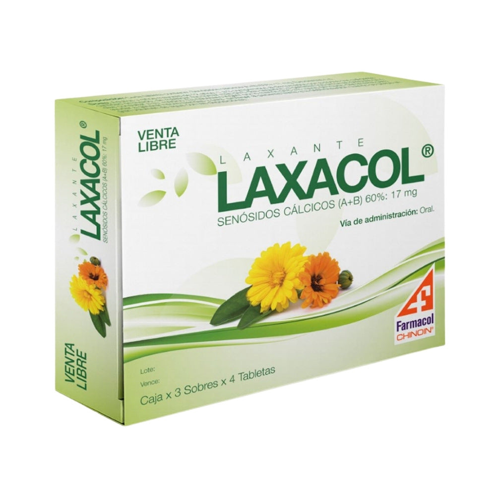 LAXACOL TABLETAS CAJA X 12 UNDS