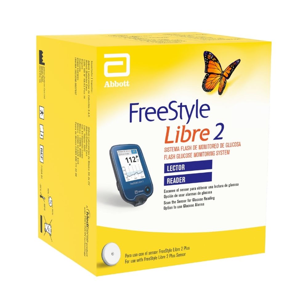 LECTOR FREESTYLE LIBRE 2 DISPOSITIVO MEDICO CAJA X 1 UND