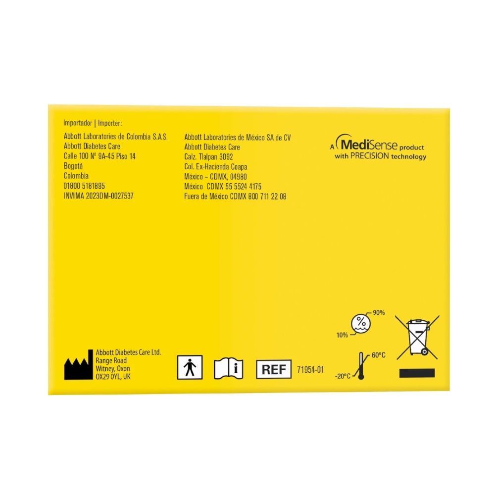 LECTOR FREESTYLE LIBRE 2 DISPOSITIVO MEDICO CAJA X 1 UND