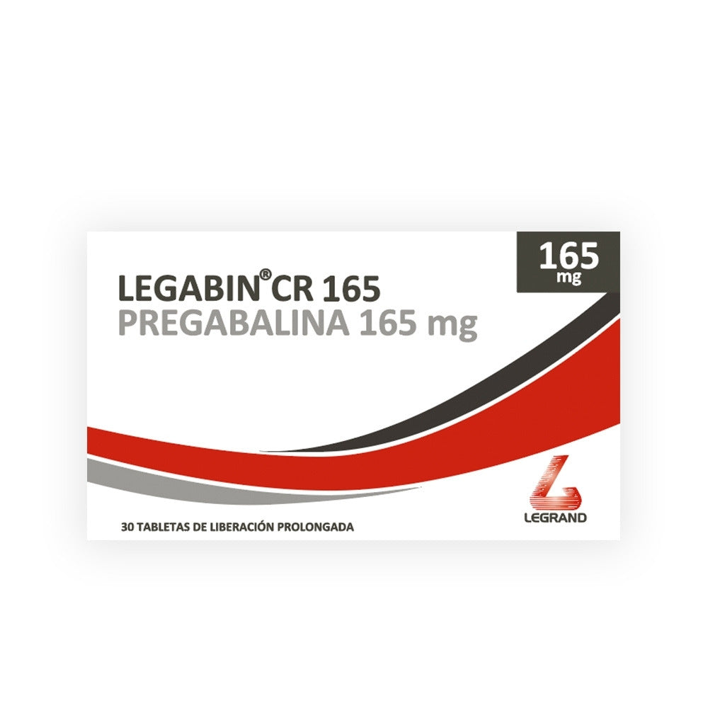 LEGABIN CR (RG) TABLETAS 165 MG CAJA X 30 UNDS