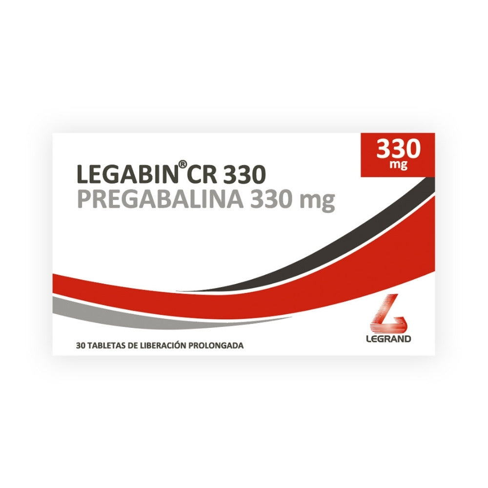 LEGABIN CR (RG) TABLETAS 330 MG CAJA X 30 UNDS