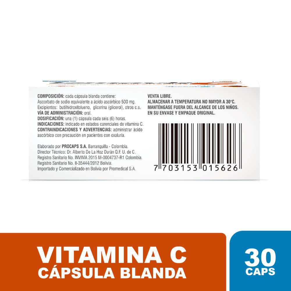 LEMOVIT CBG CAPSULAS 500 MG CAJA X 30 UNDS