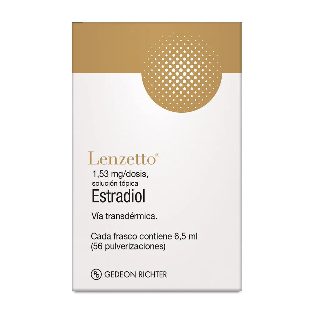 LENZETTO SOLUCION TOPICA 1.53 MG CAJA X 1 UND