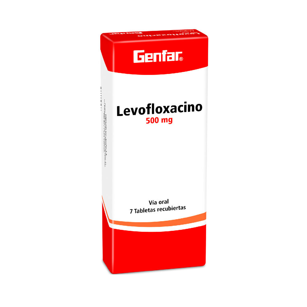 LEVOFLOXACINO GENFAR TABLETAS 500 MG CAJA X 14 UNDS