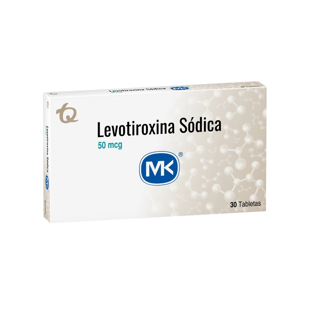 LEVOTIROXINA MK TABLETA 50 MCG CAJA X 30 UNDS