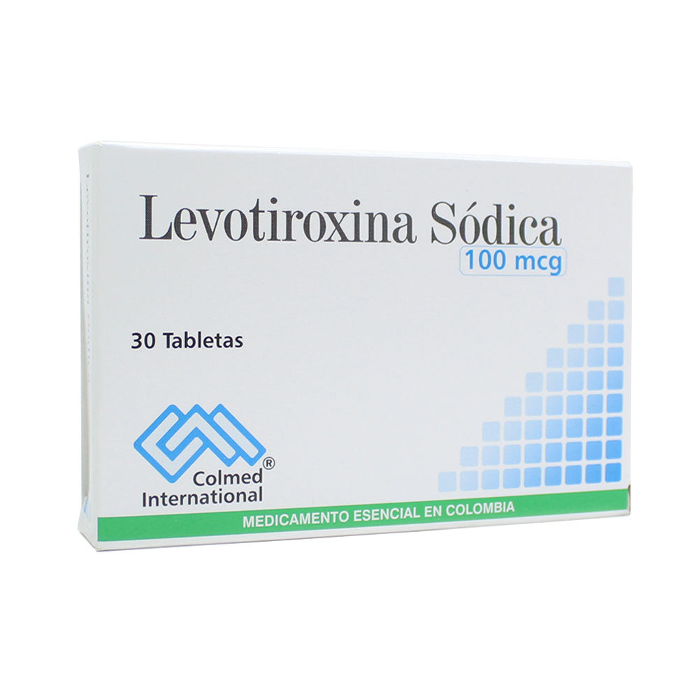 LEVOTIROXINA SÓDICA.PROCAPS CAPSULAS 100 MCG CAJA X 30 UNDS