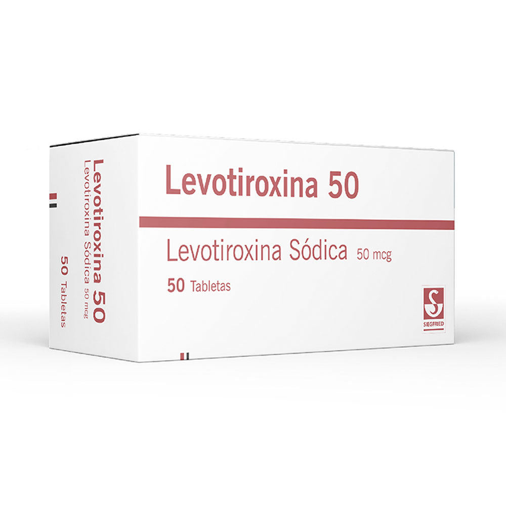 LEVOTIROXINA TABLETAS 50 MCG CAJA X 50 UNDS