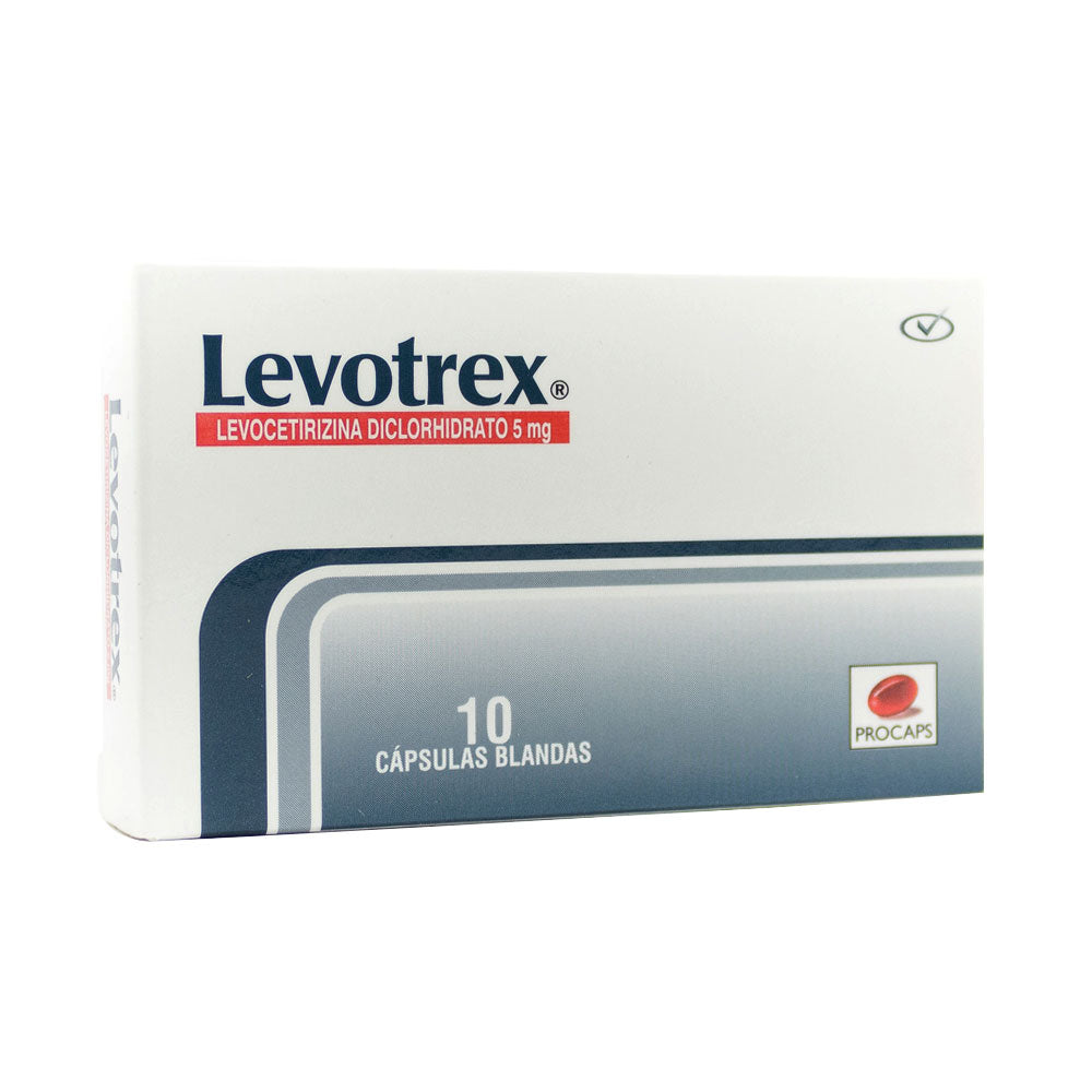 LEVOTREX CAPSULAS 5 MG CAJA X 10 UNDS