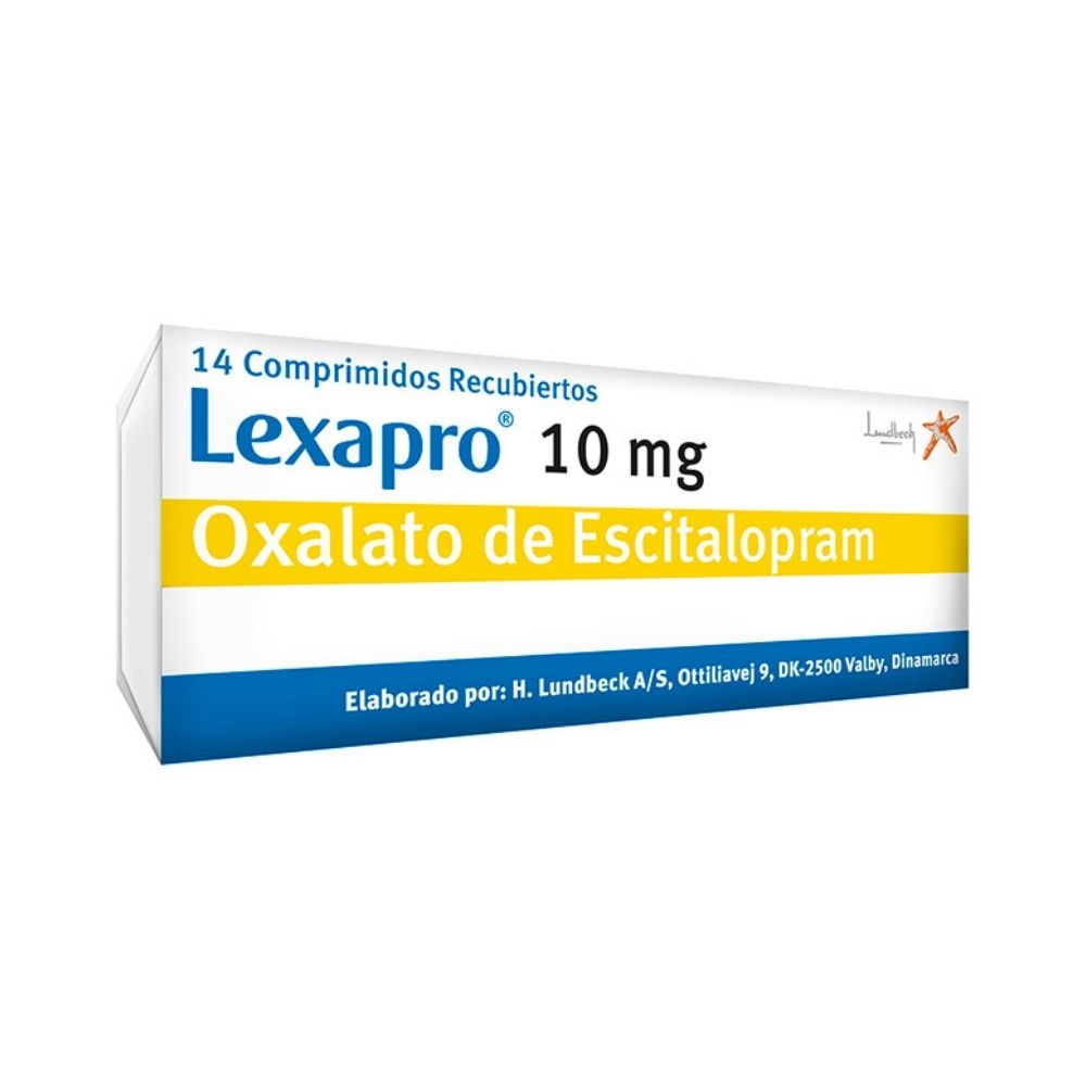 LEXAPRO COMPRIMIDOS 10 MG CAJA X 14 UNDS