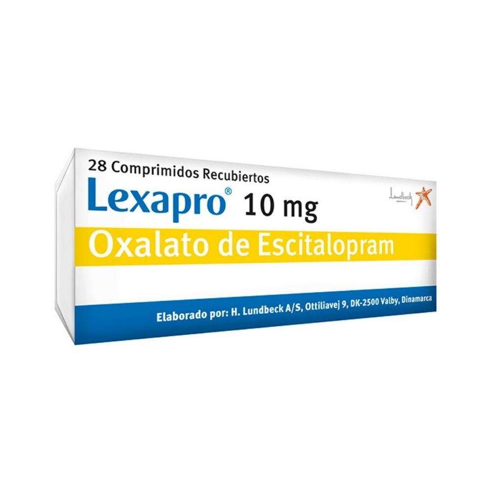 LEXAPRO COMPRIMIDOS 10 MG CAJA X 28 UNDS