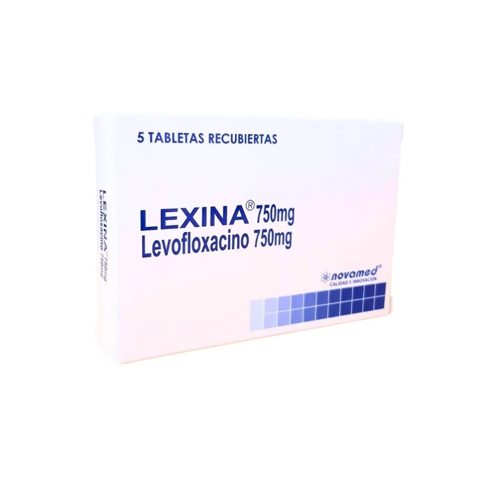 LEXINA LEVOFLOXACINA TABLETA 750 MG CAJA X 5 UNDS