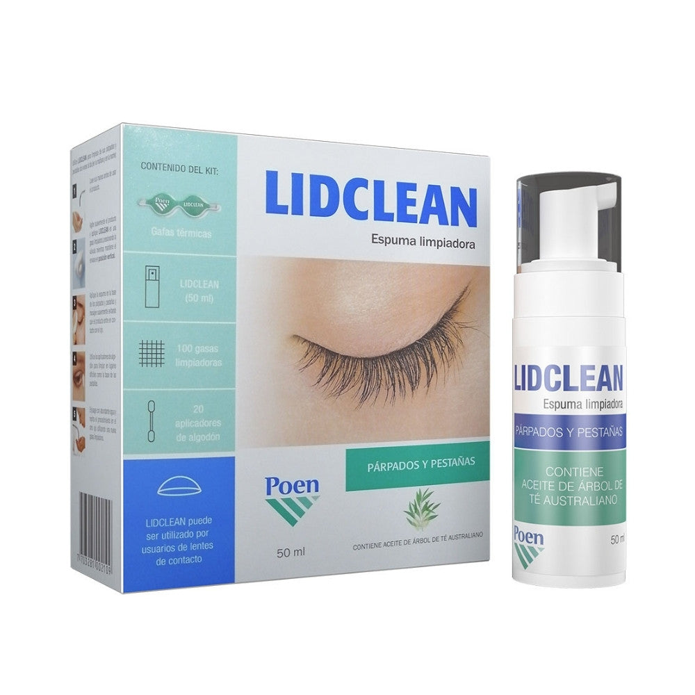 LIDCLEAN KIT ESPUMA LIMPIADORA CAJA 50 ML