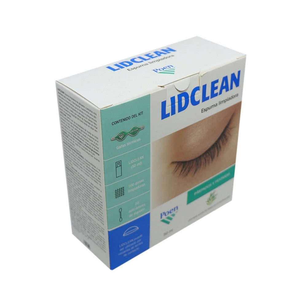 LIDCLEAN KIT ESPUMA LIMPIADORA CAJA 50 ML