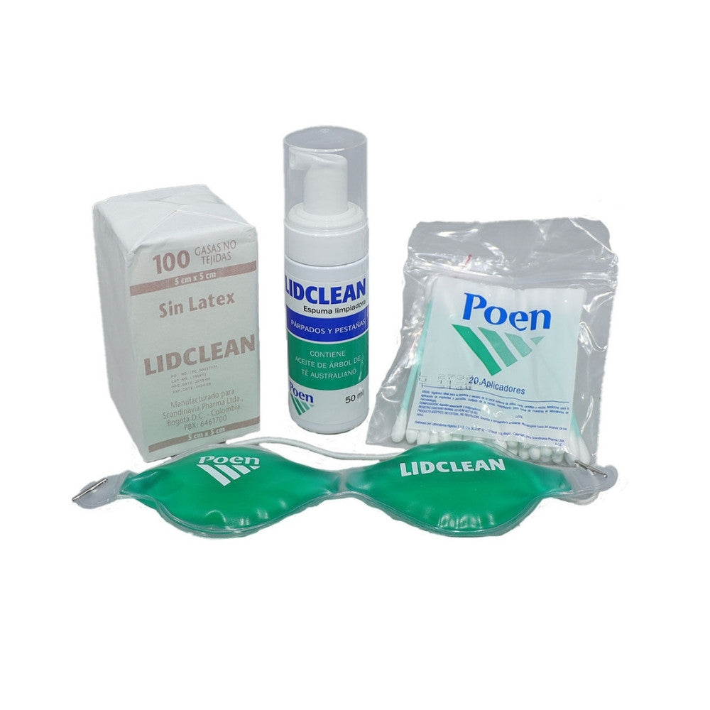 LIDCLEAN KIT ESPUMA LIMPIADORA CAJA 50 ML