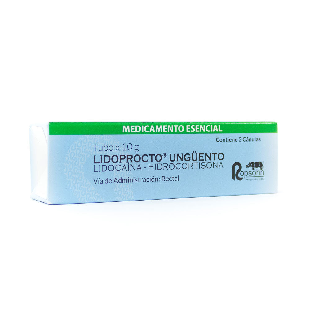 LIDOCAINA HIDROCORTISONA UNGUENTO CAJA 10 G