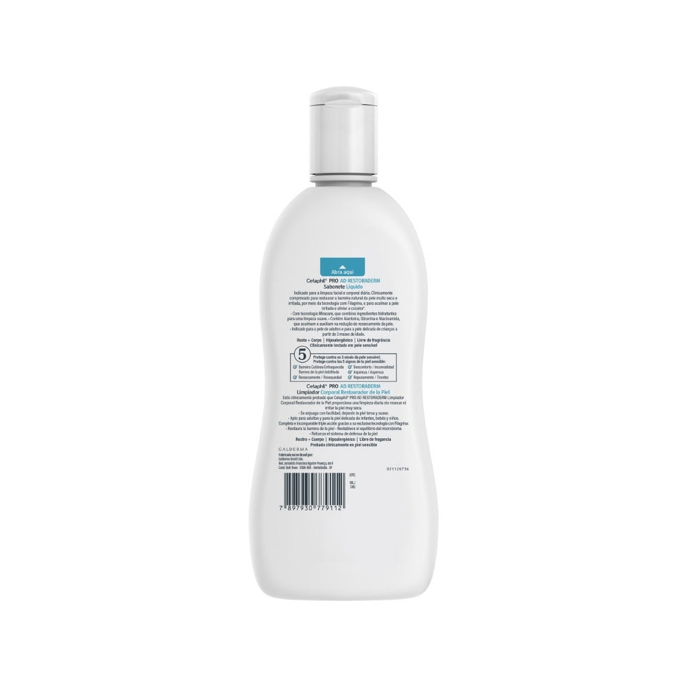 LIMPIADOR CORPORAL PRO AD CETAPHIL FRASCO 236 ML