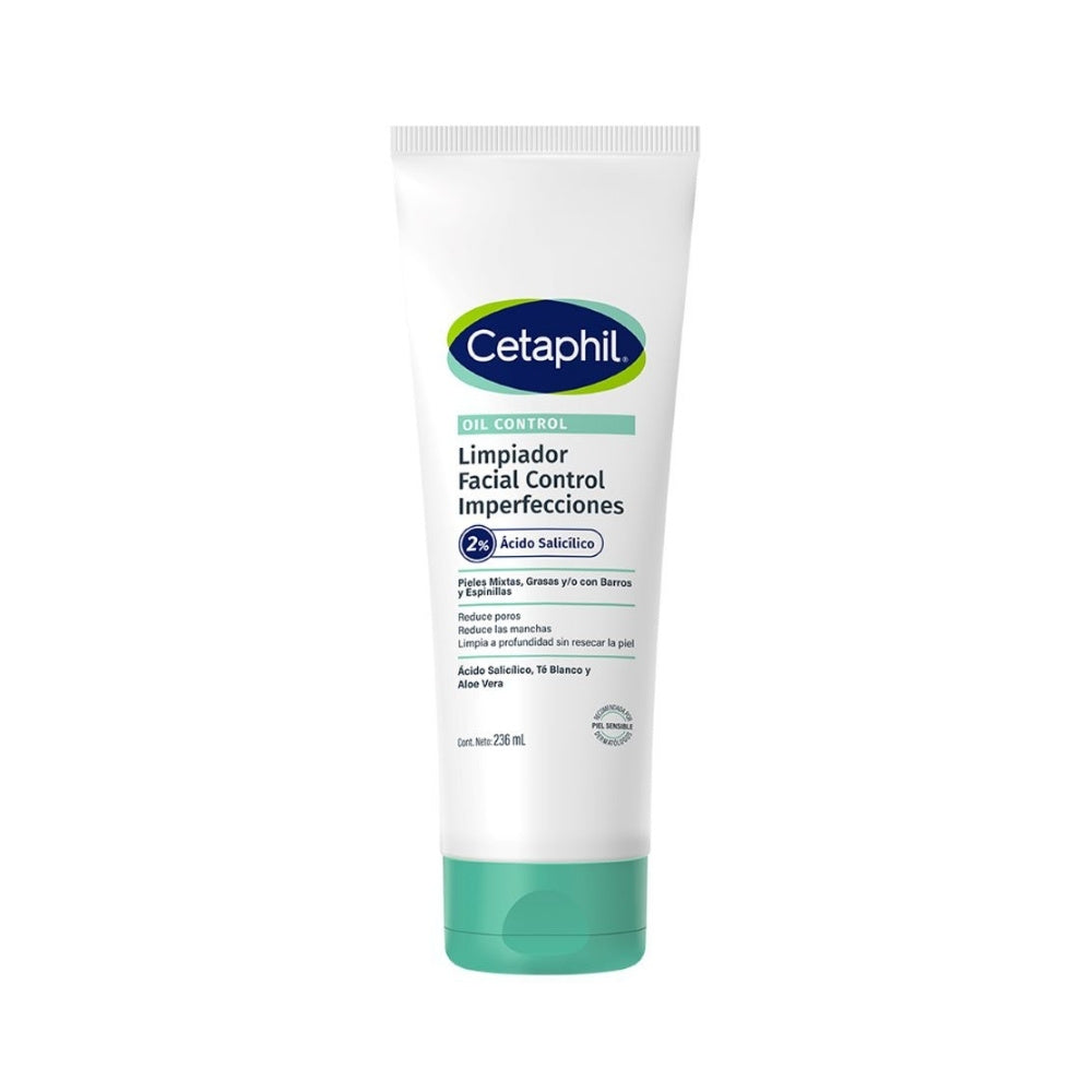 LIMPIADOR FACIAL CETAPHIL OIL CONTROL TUBO 236 ML