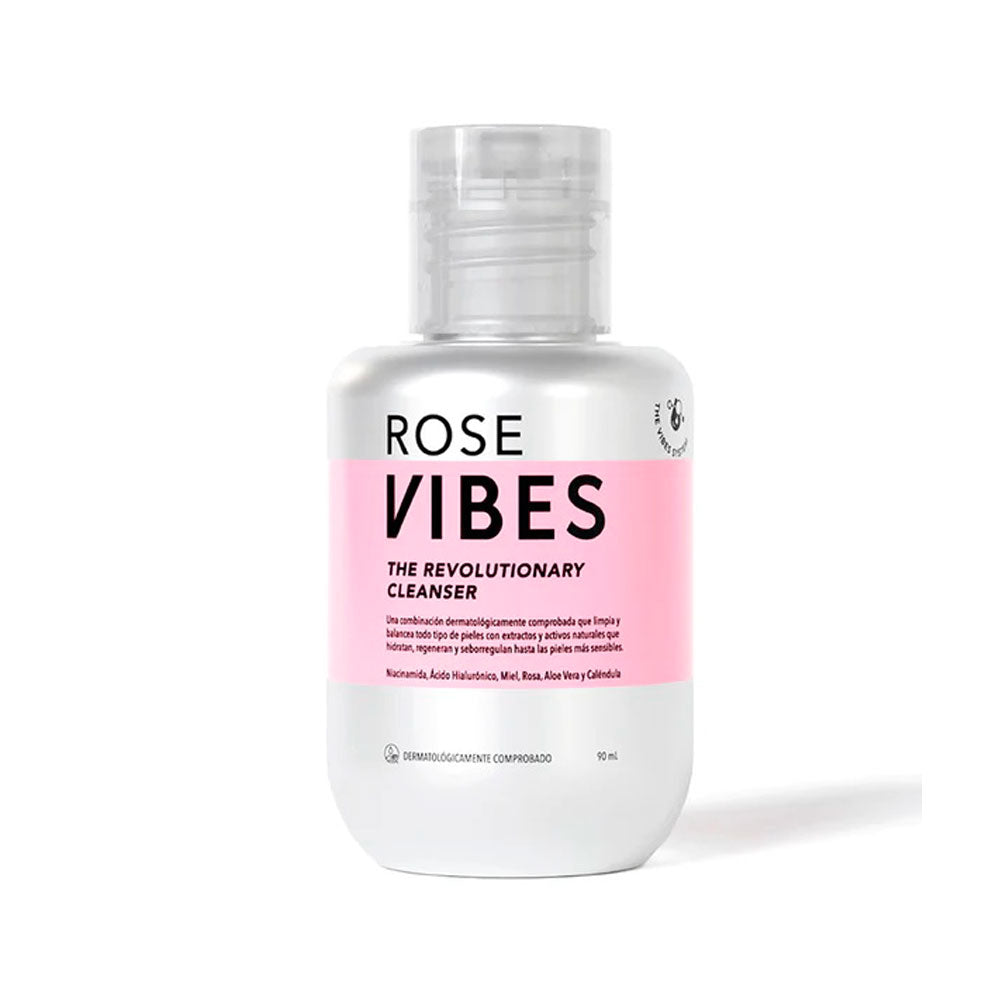 LIMPIADOR FACIAL ROSE VIBES FRASCO 90 ML