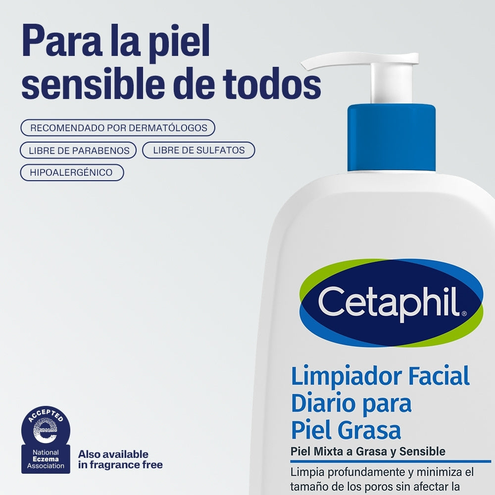 LIMPIADOR PIEL GRASA CETAPHIL FRASCO 236 ML