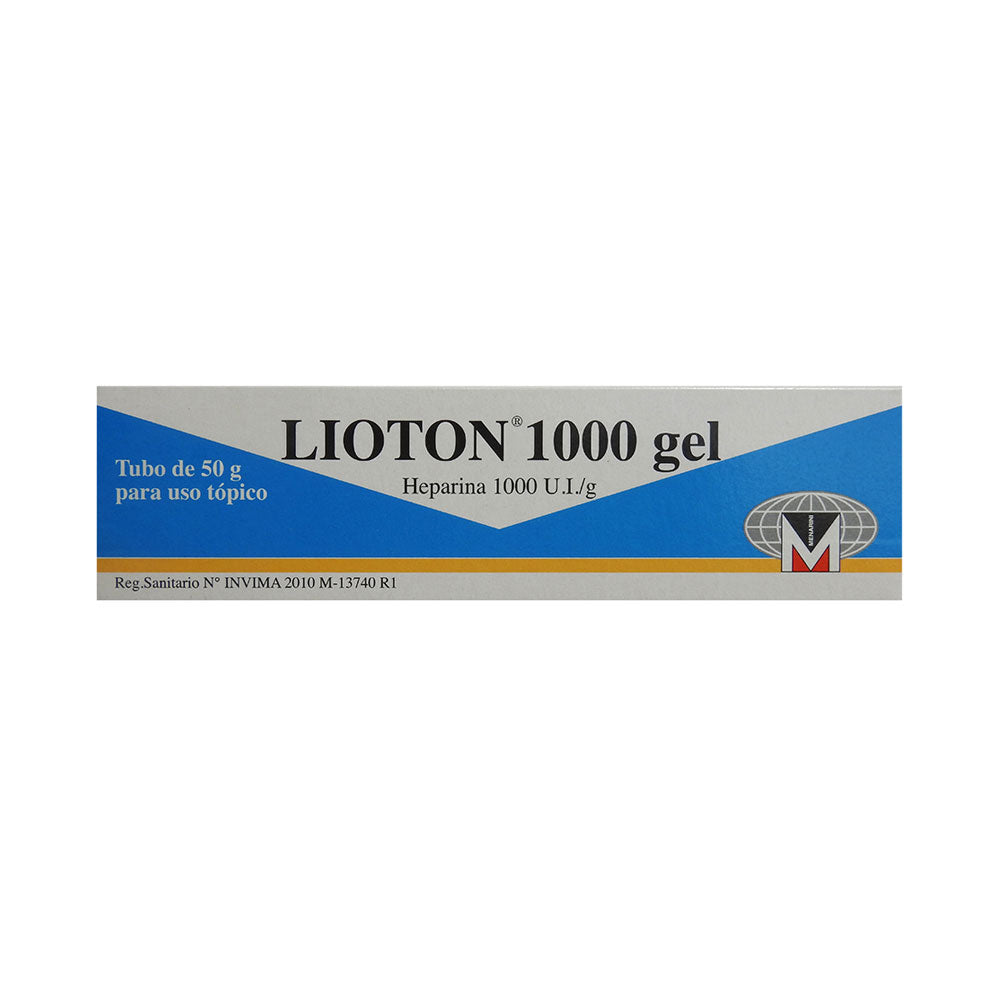 LIOTON GEL 1000 MG CAJA 50 G
