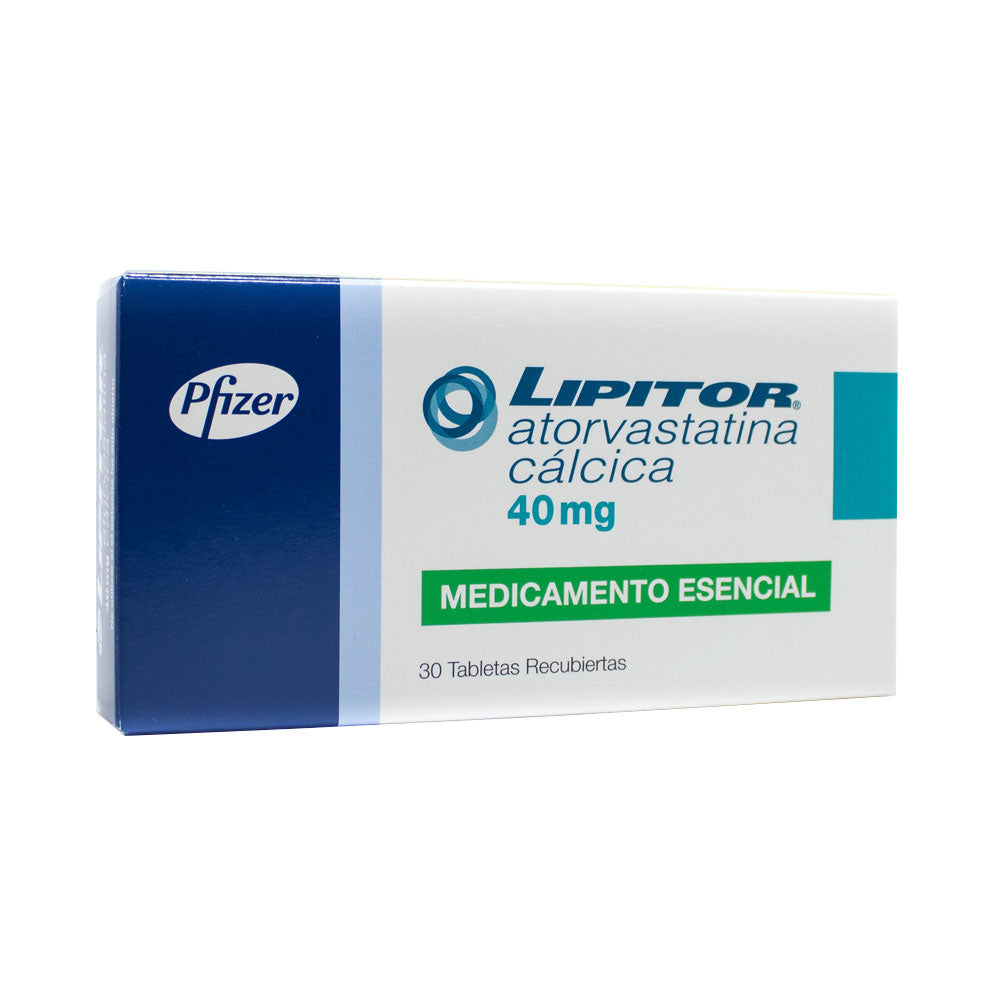 LIPITOR TABLETAS 40 MG CAJA X 30 UNDS