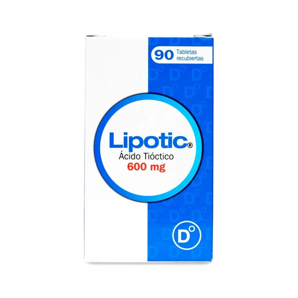 LIPOTIC TABLETAS 600 MG CAJA X 90 UNDS