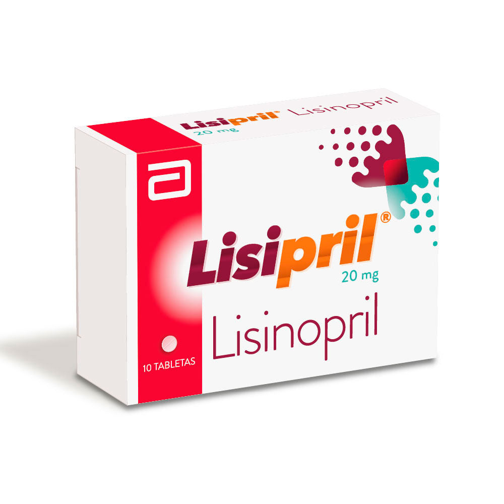 LISIPRIL TABLETAS 20 MG CAJA X 10 UNDS