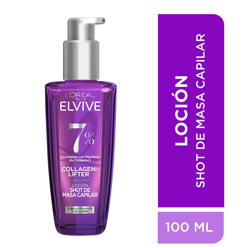 LOCION ELVIVE COLÁGENO SHOT MASA CAPILAR FRASCO 100 ML