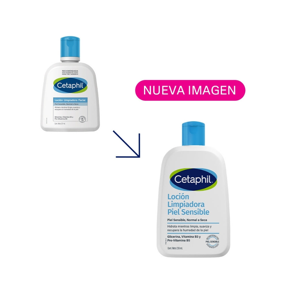 LOCION LIMPIADORA PIEL SENSIBLE CETAPHIL FRASCO 236 ML