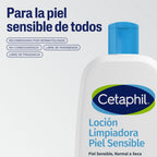 LOCION LIMPIADORA PIEL SENSIBLE CETAPHIL FRASCO 236 ML