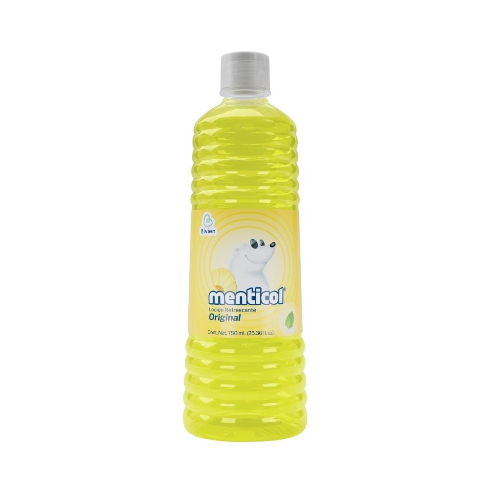 LOCION MENTICOL ORIGINAL AMARILLO FRASCO 750 ML