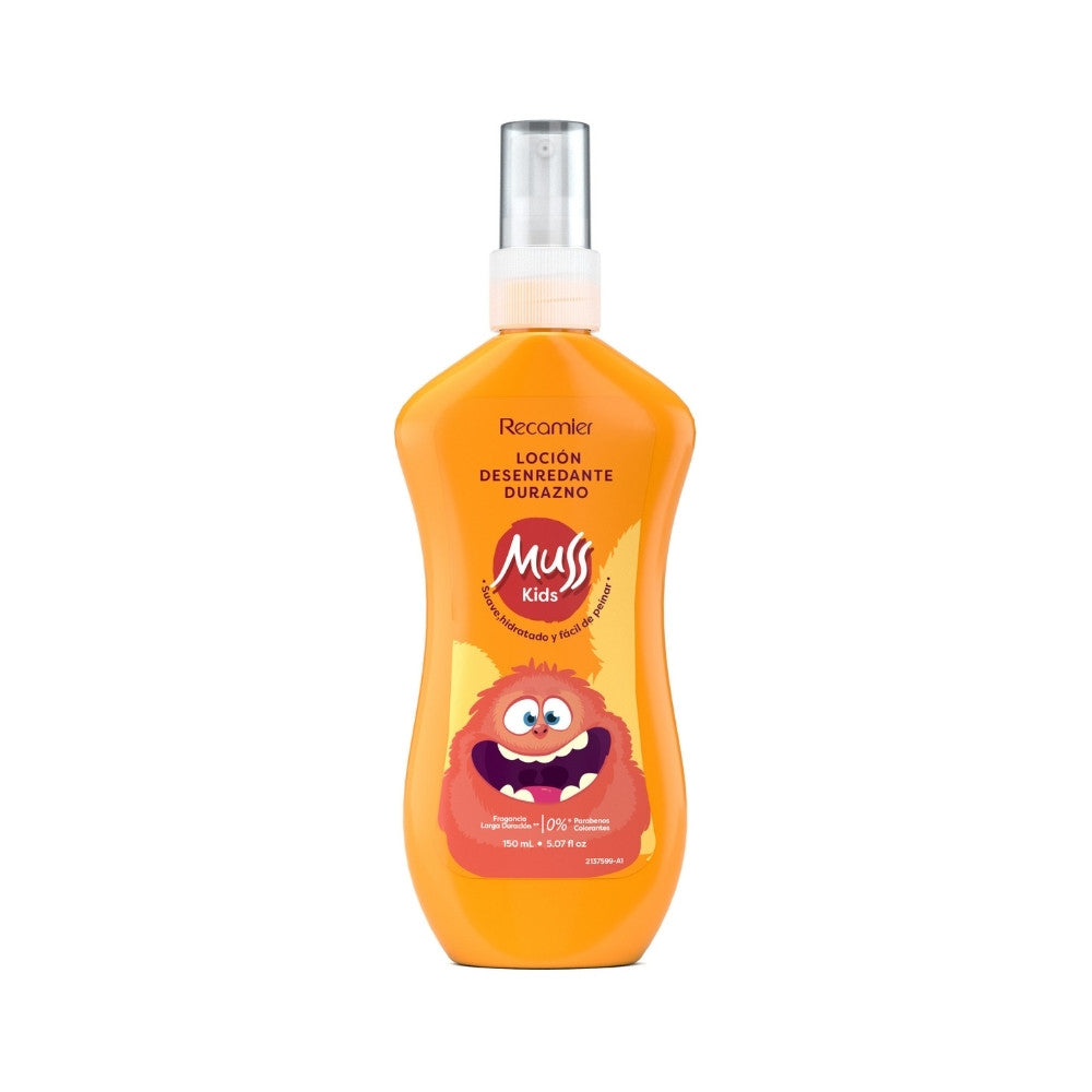 LOCION MUSS KIDS DESENREDANTE DURAZNO FRASCO 150 ML
