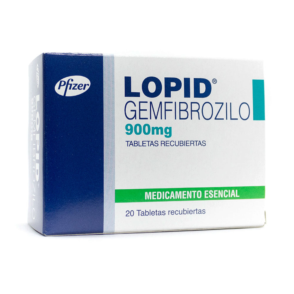 LOPID TABLETAS 900 MG CAJA X 20 UNDS