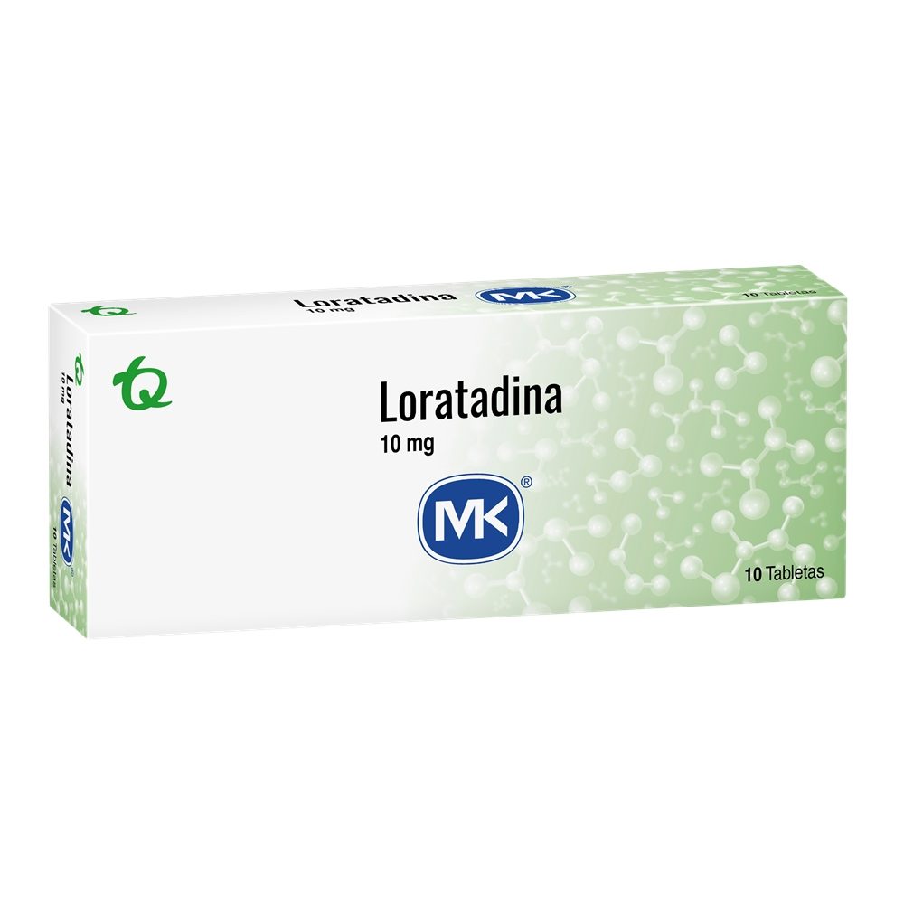 LORATADINA MK TABLETAS 10 MG CAJA X 10 UNDS