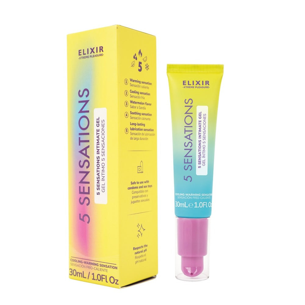 LUBRICANTE INTIMO 5 SENSACIONES ELIXIR TUBO 30 ML
