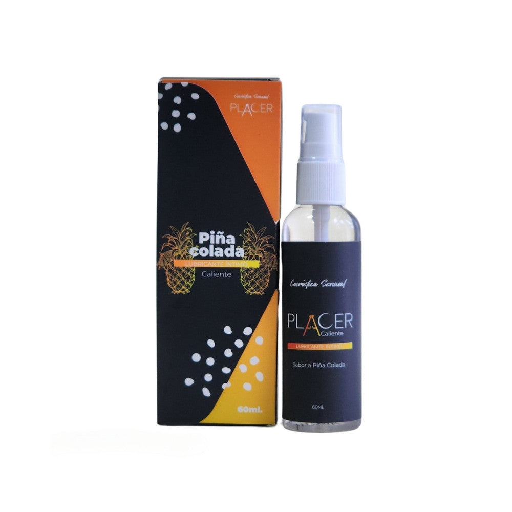 LUBRICANTE INTIMO CALIENTE PLACER PIÑA COLADA FRASCO 60 ML