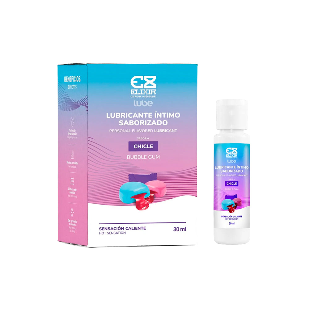 LUBRICANTE INTIMO GEL CALIENTE CHICLE CAJA 30 ML