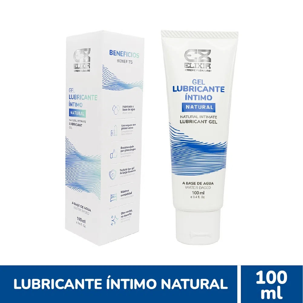 LUBRICANTE INTIMO GEL NATURAL ELIXIR FRASCO 100 ML