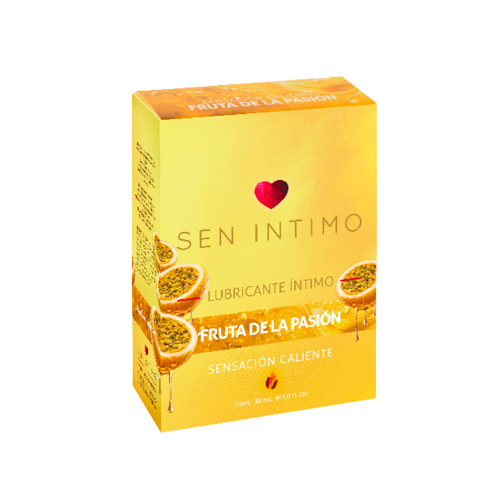 LUBRICANTE INTIMO SEN INTIMO CALIENTE FRUTA DE LA PASION FRASCO 30 ML