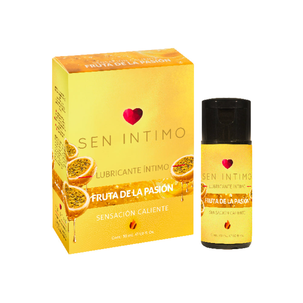 LUBRICANTE INTIMO SEN INTIMO CALIENTE FRUTA DE LA PASION FRASCO 30 ML