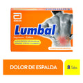 LUMBAL TABLETAS RECUBIERTAS 220MG/50MG CAJA X 8 UNDS